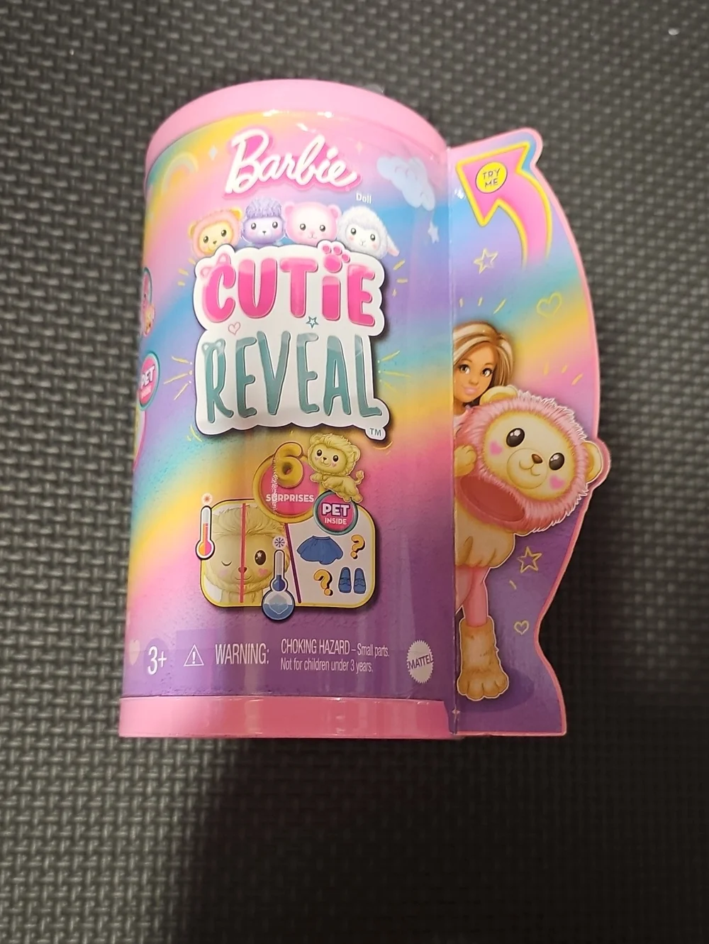 Barbie Cutie Reveal Pink Rainbow Surprise Toy - Pink